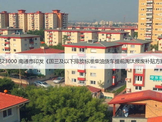 最高补贴23000 南通市印发《国三及以下排放标准柴油货车提前淘汰报废补贴方案的通知(图2) 最高补贴23000 南通市印发《国三及以下排放标准柴油货车提前淘汰报废补贴方案的通知(图2)