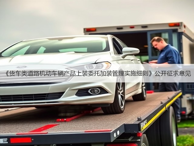 《货车类道路机动车辆产品上装委托加装管理实施细则》公开征求意见(图3) 《货车类道路机动车辆产品上装委托加装管理实施细则》公开征求意见(图3)