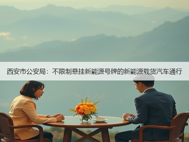 西安市公安局：不限制悬挂新能源号牌的新能源载货汽车通行(图3)