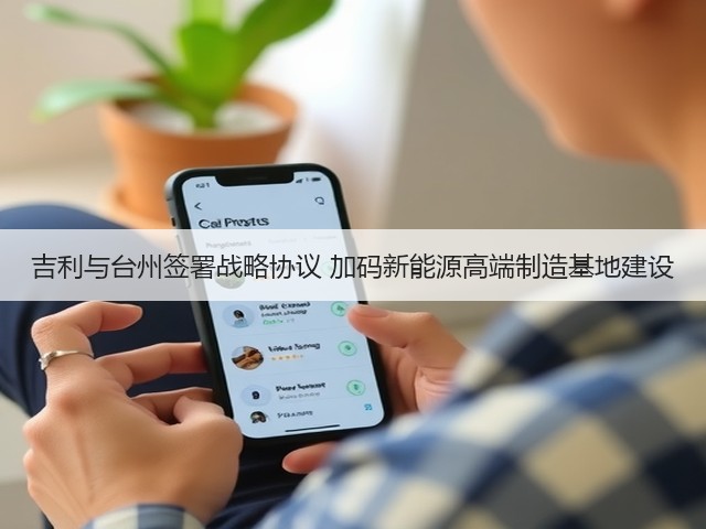 吉利与台州签署战略协议 加码新能源高端制造基地建设(图3) 吉利与台州签署战略协议 加码新能源高端制造基地建设(图3)