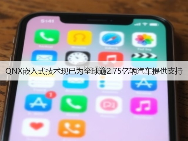 QNX嵌入式技术现已为全球逾2.75亿辆汽车提供支持(图1)