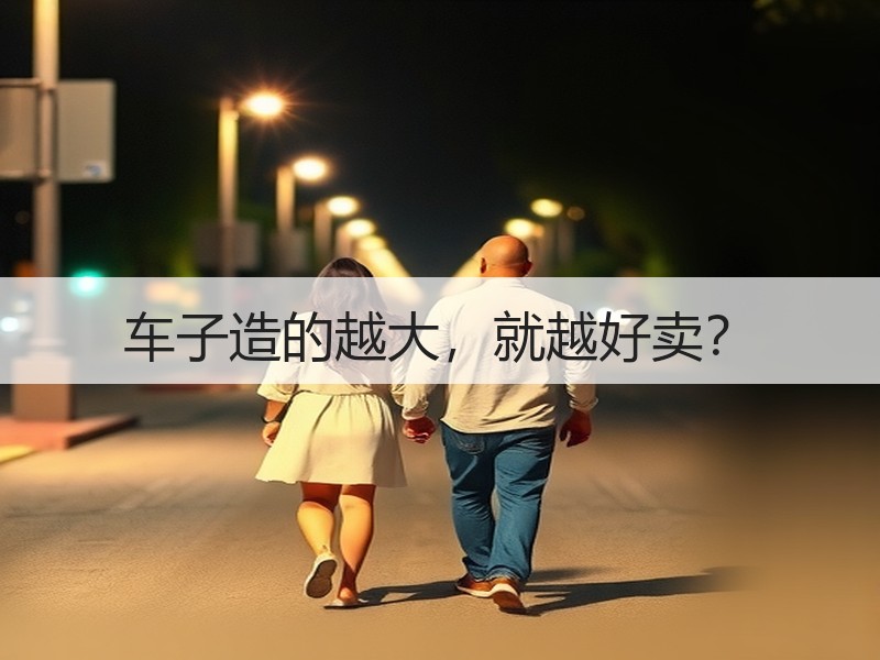 车子造的越大，就越好卖？