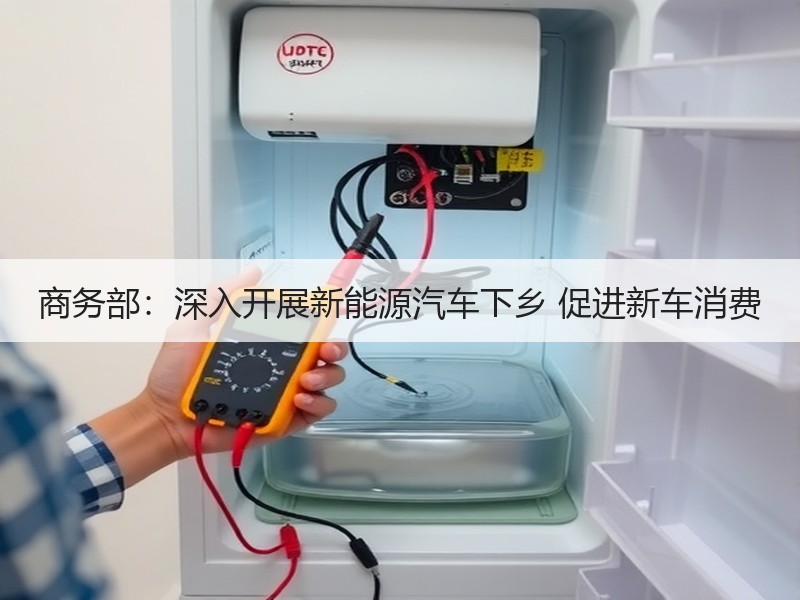 商务部：深入开展新能源汽车下乡 促进新车消费