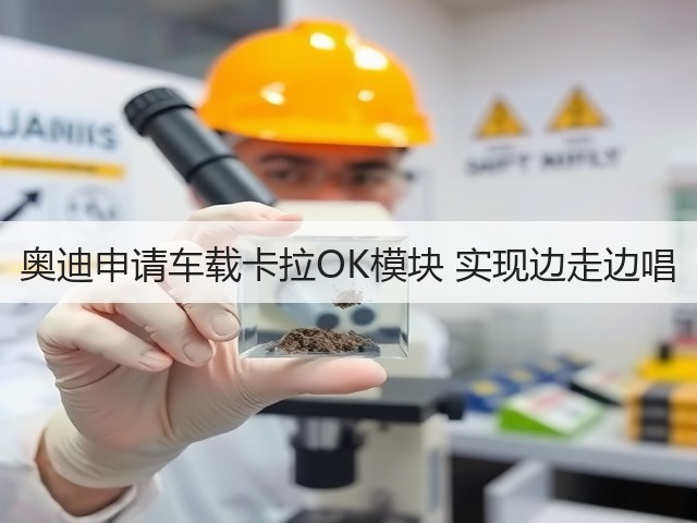 奥迪申请车载卡拉OK模块 实现边走边唱(图1)