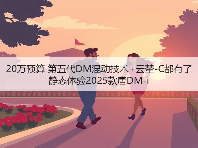 20万预算 第五代DM混动技术+云辇-C都有了 静态体验2025款唐DM-i(图2)