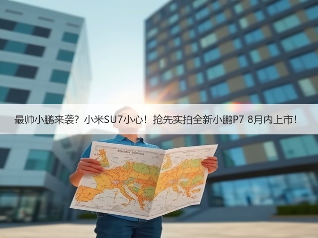 最帅小鹏来袭？小米SU7小心！抢先实拍全新小鹏P7 8月内上市！(图3)