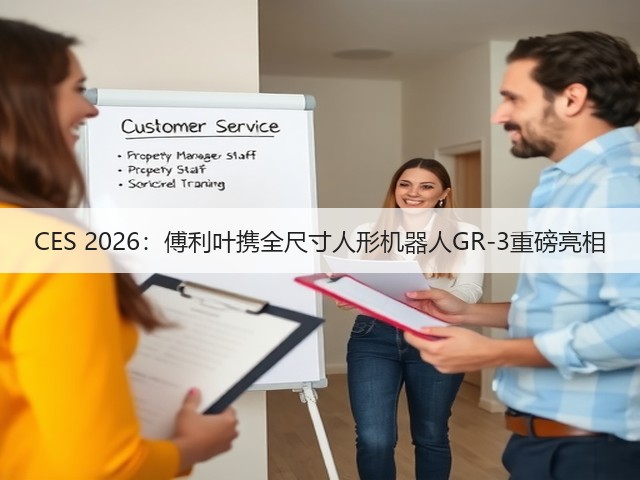 CES 2026:傅利叶携全尺寸人形机器人GR-3重磅亮相(图2) CES 2026:傅利叶携全尺寸人形机器人GR-3重磅亮相(图2)