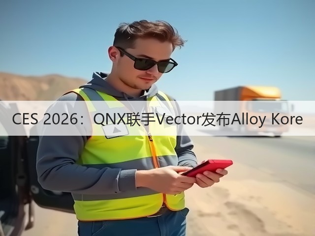 CES 2026:QNX联手Vector发布Alloy Kore(图2) CES 2026:QNX联手Vector发布Alloy Kore(图2)