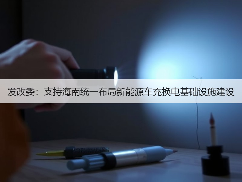 发改委：支持海南统一布局新能源车充换电基础设施建设