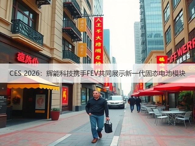 CES 2026：辉能科技携手FEV共同展示新一代固态电池模块(图1)