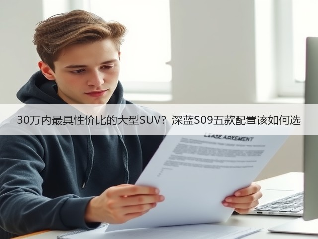 30万内最具性价比的大型SUV？深蓝S09五款配置该如何选(图3)