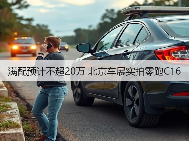 满配预计不超20万 北京车展实拍零跑C16(图1)