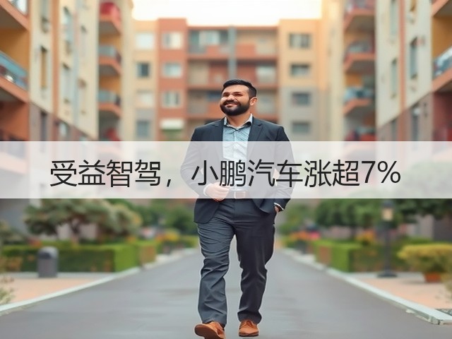 受益智驾，小鹏汽车涨超7%(图2)